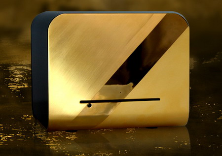 Gold PC case