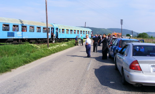 Accident trecere cale ferata Sebis