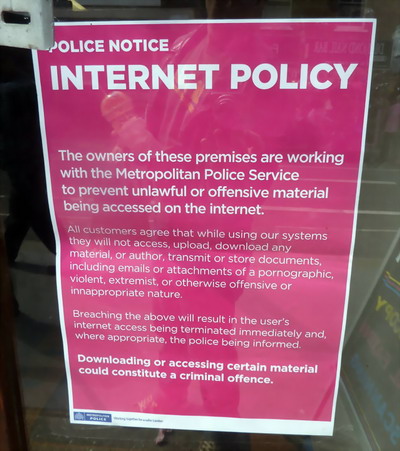 Politica internetului la Londra